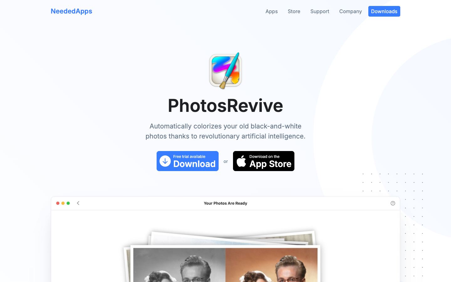 PhotosRevive official website