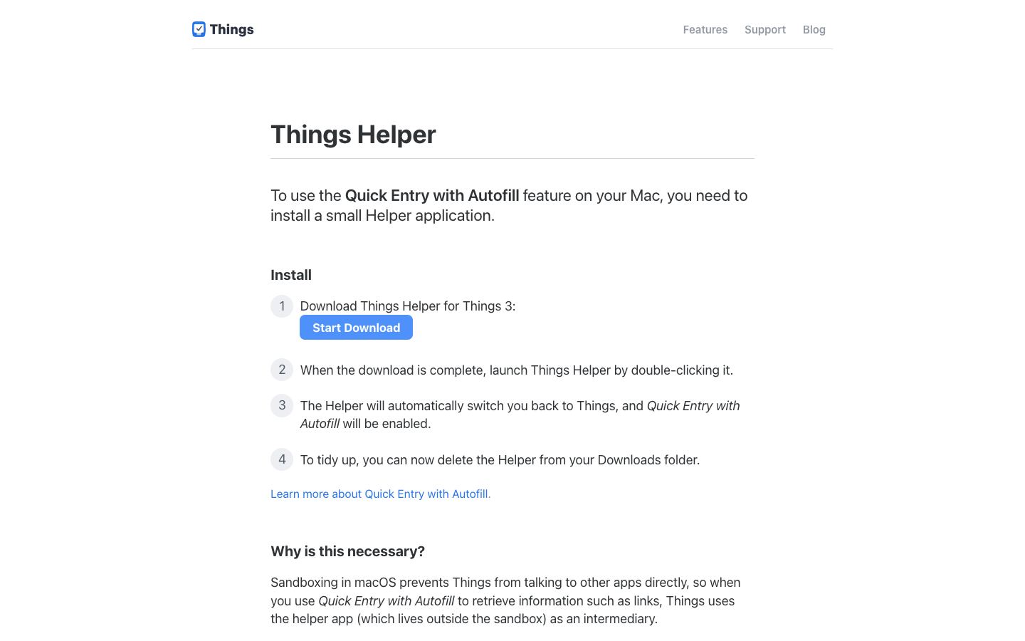 Things Helper official website