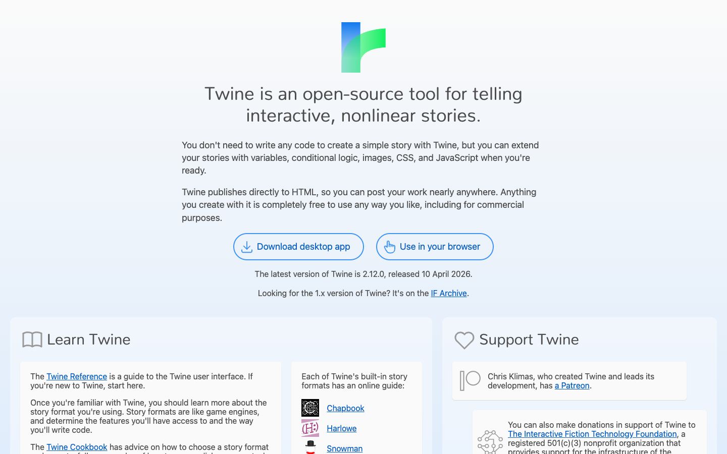 Twine official website