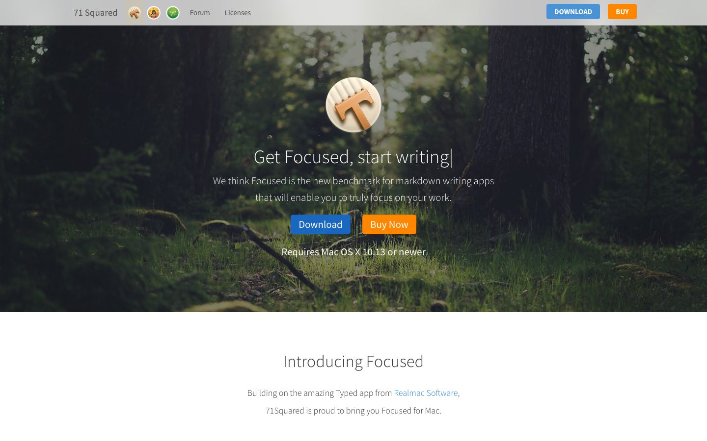 Focused official website