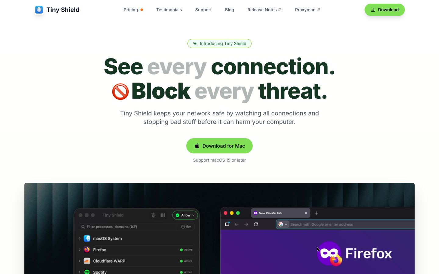 Tiny Shield official website