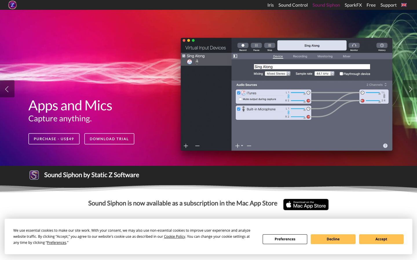 SoundSiphon official website