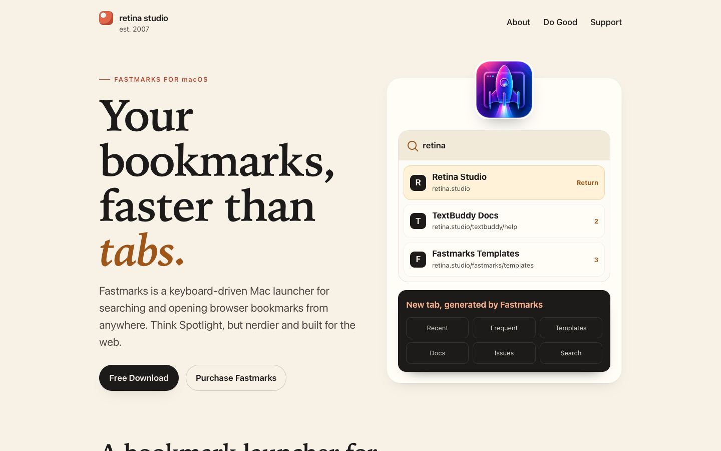 Fastmarks official website