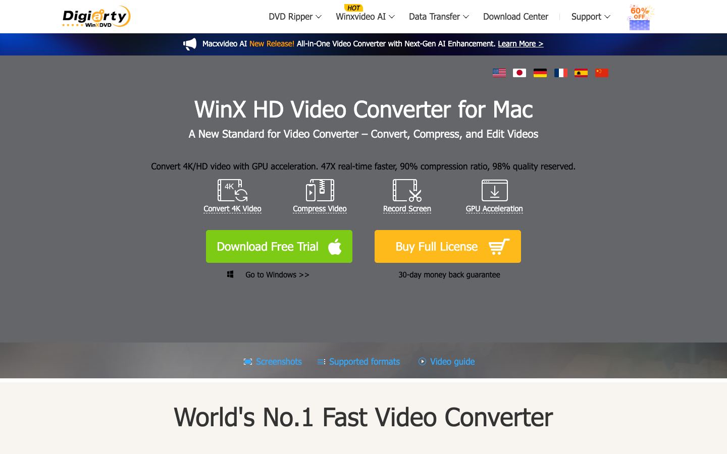 Winx HD Video Converter official website