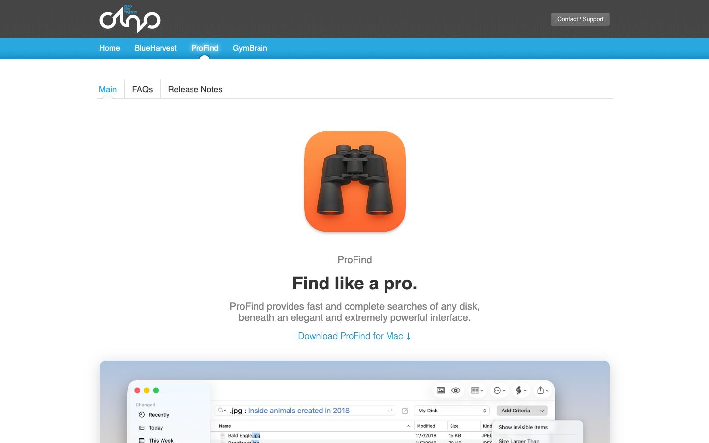 ProFind official website