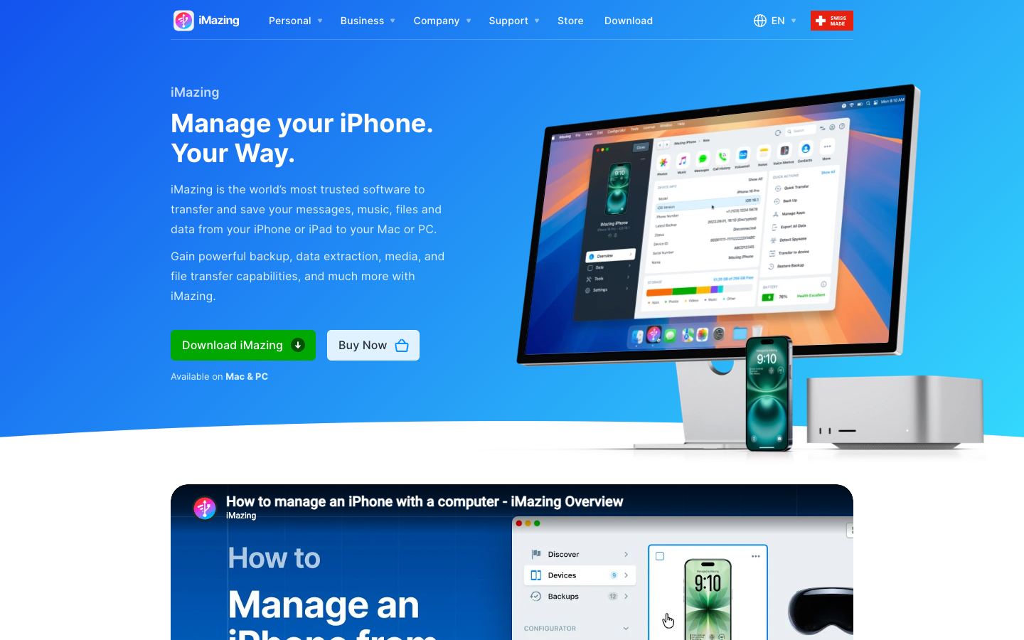 iMazing official website
