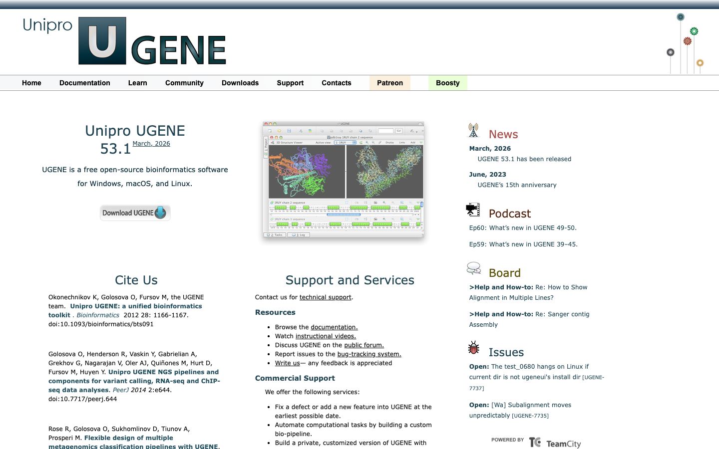Ugene official website