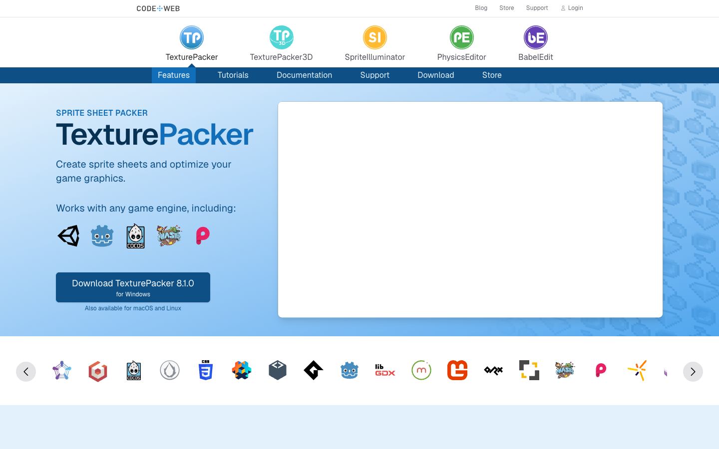 TexturePacker official website