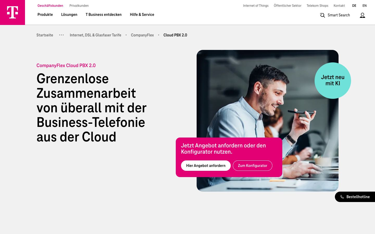 Cloud PBX official website