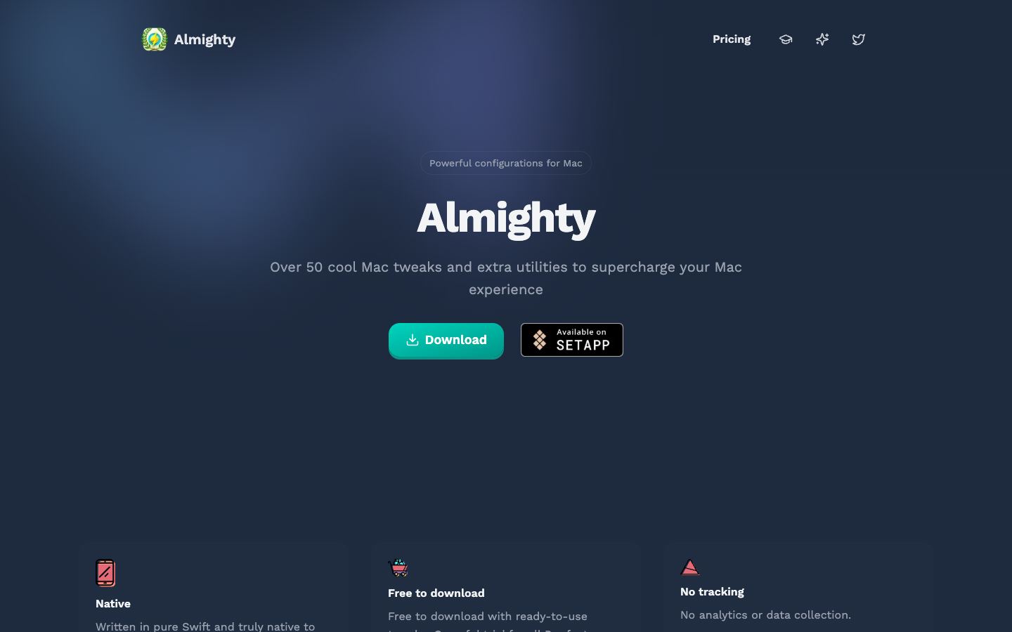 Almighty official website