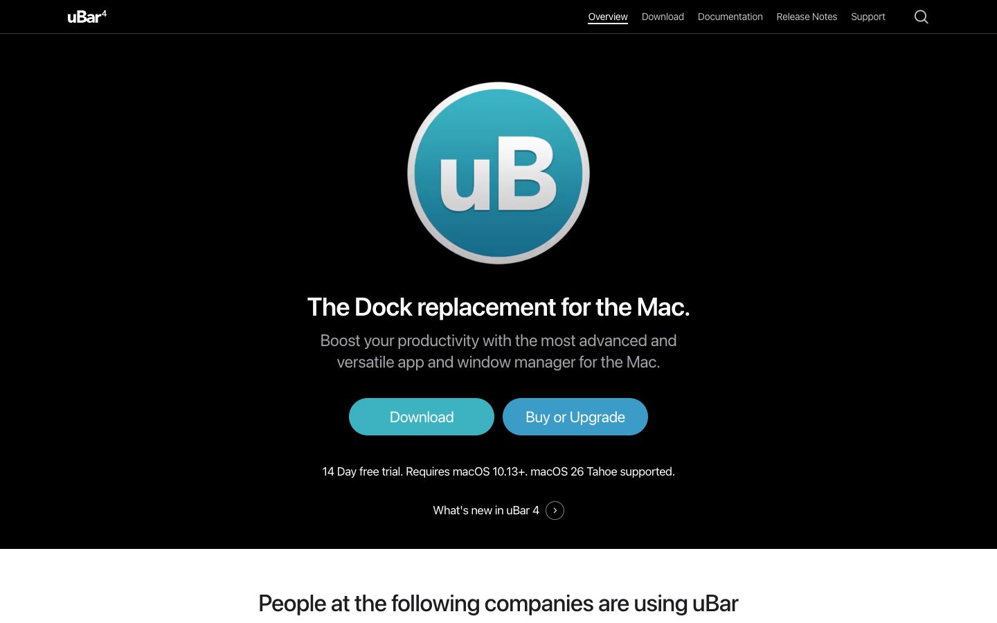 uBar official website