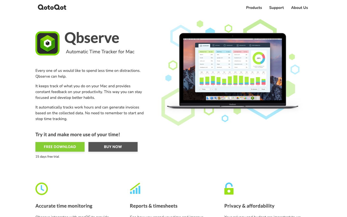 Qbserve official website