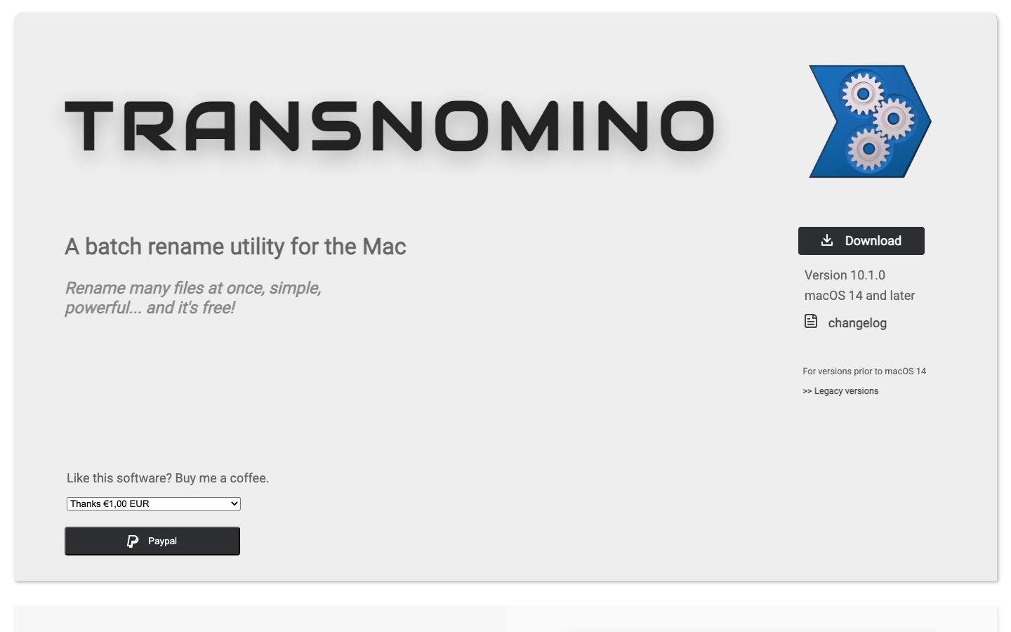 Transnomino official website