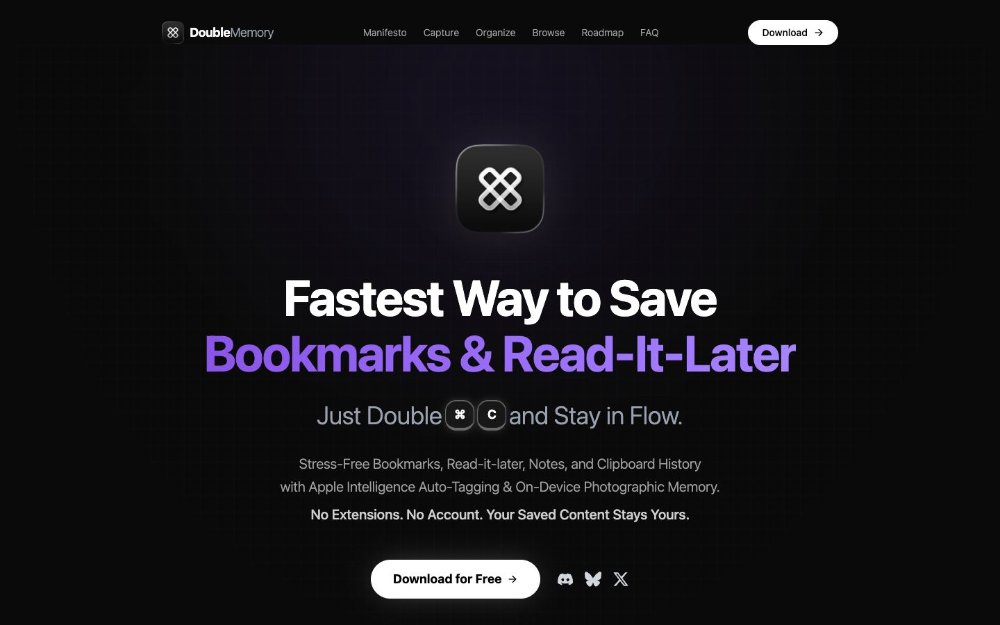 DoubleMemory official website