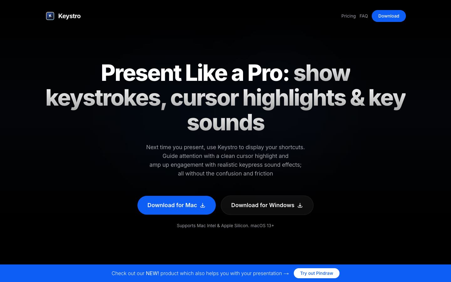 Keystro official website