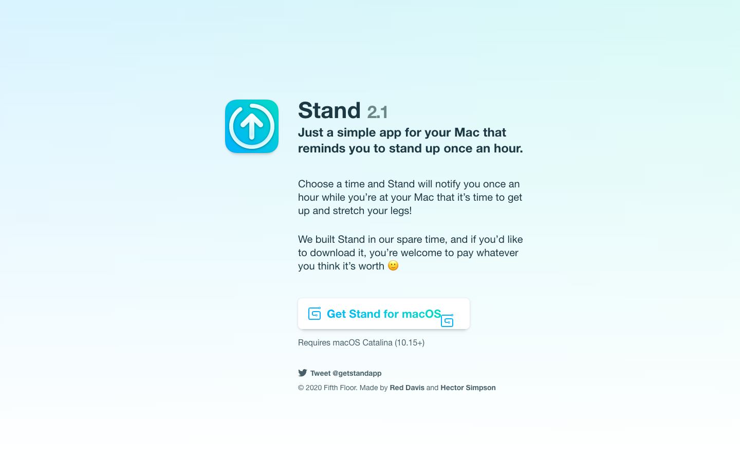 Stand official website