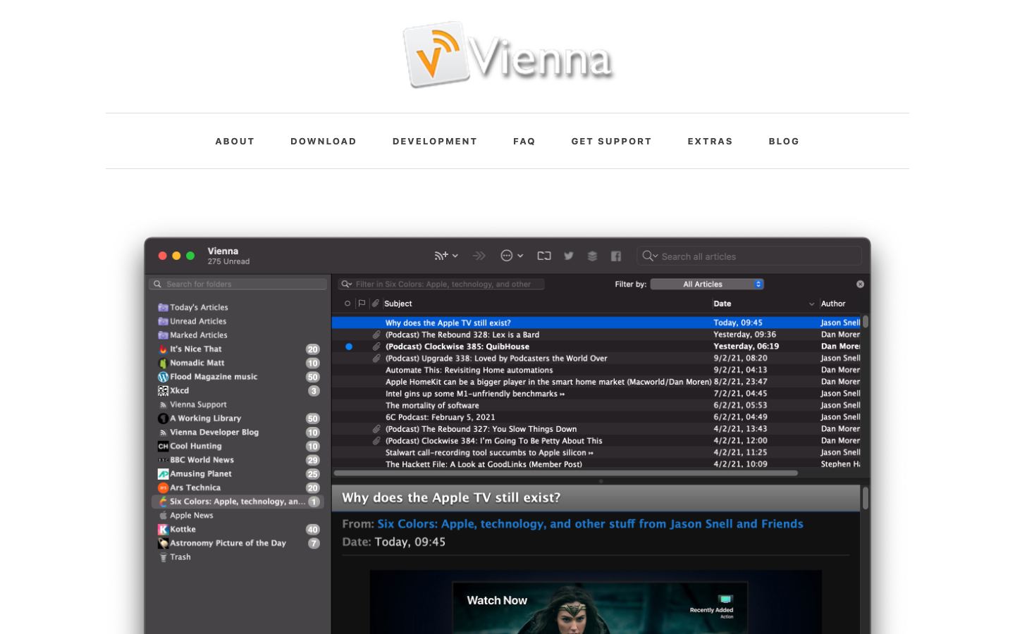 Vienna official website