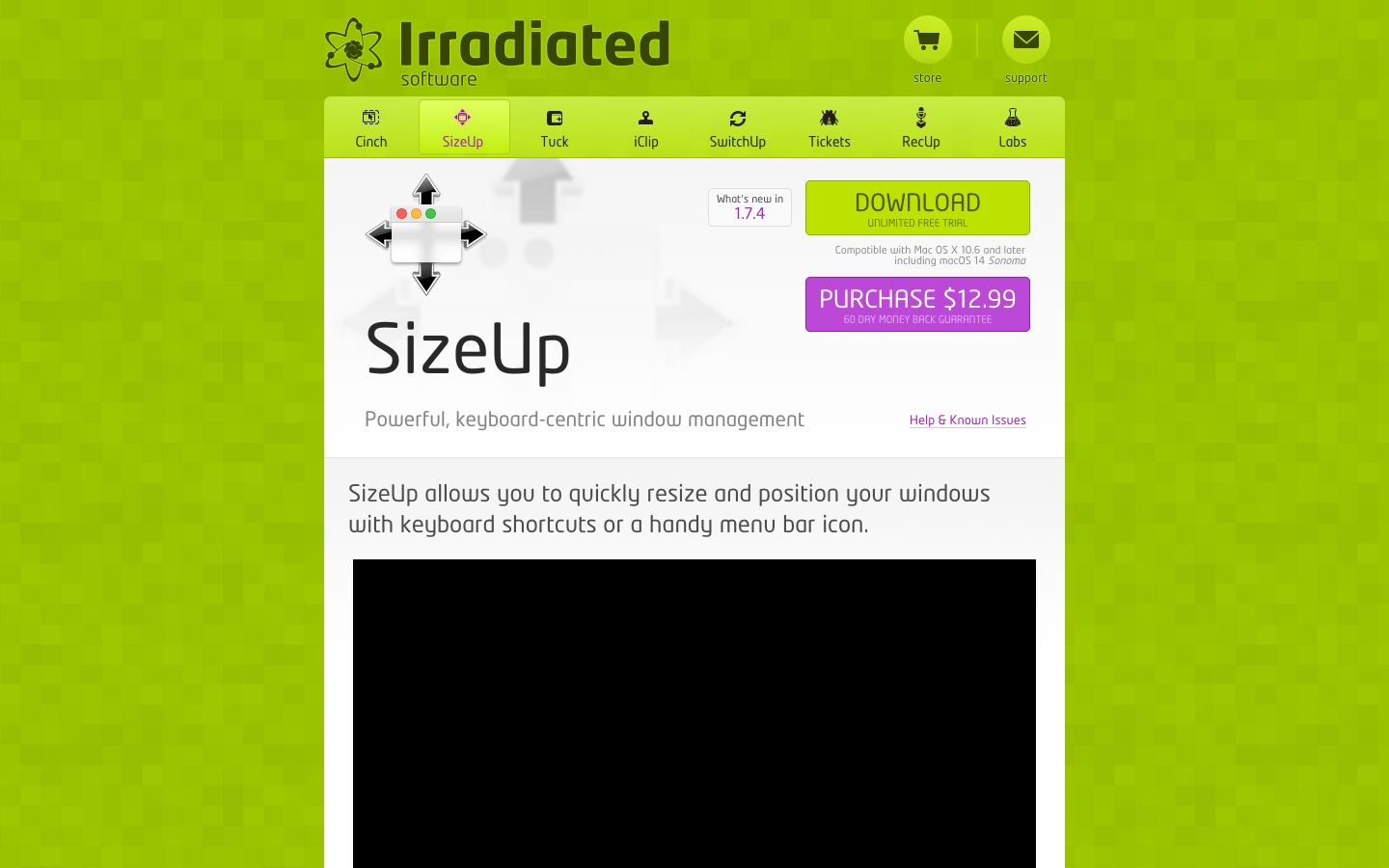 SizeUp official website