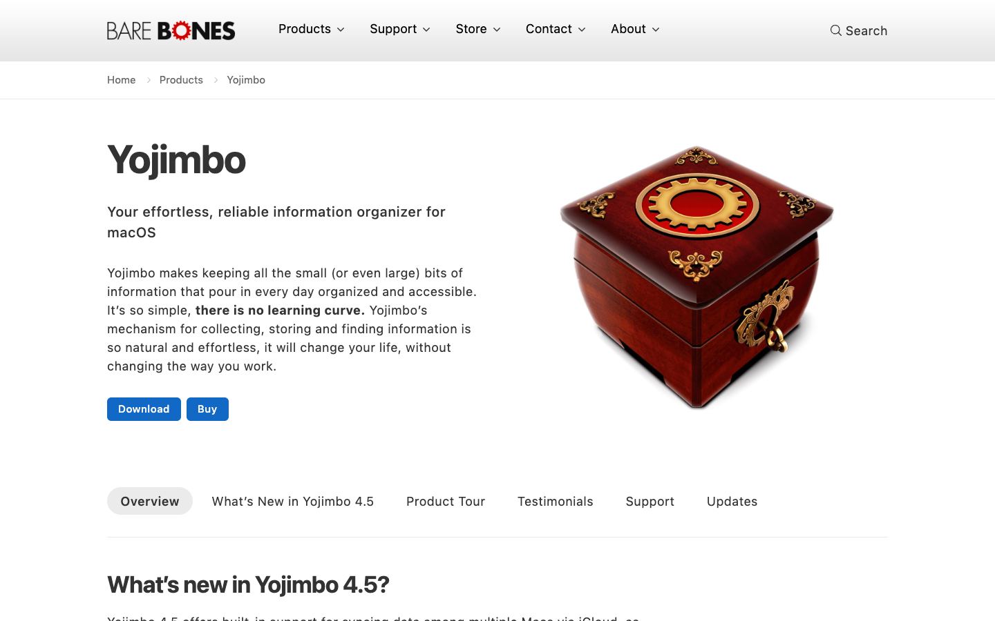 Yojimbo official website