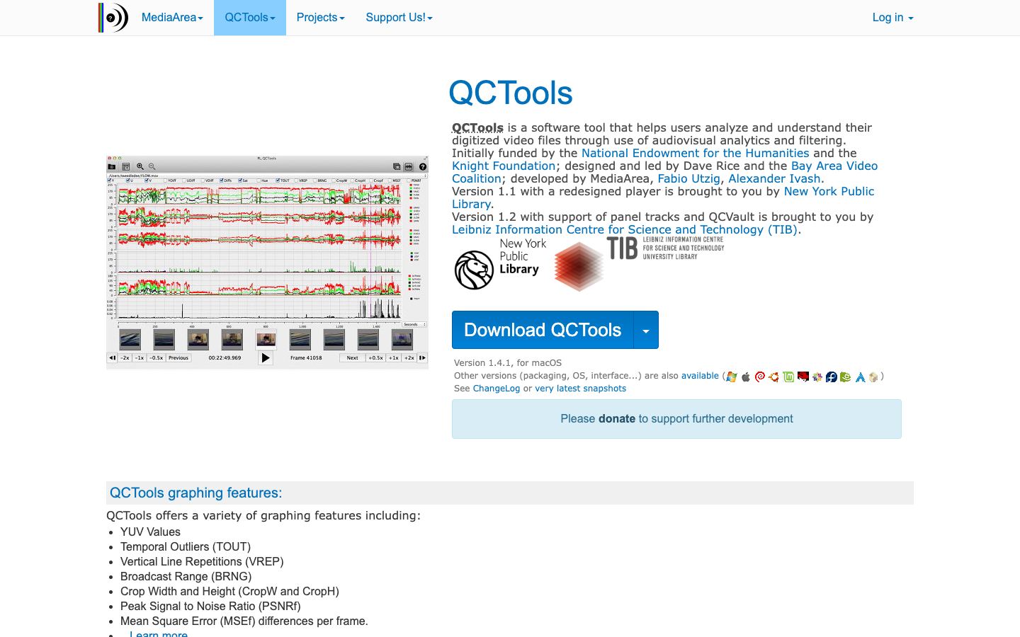 QCTools official website