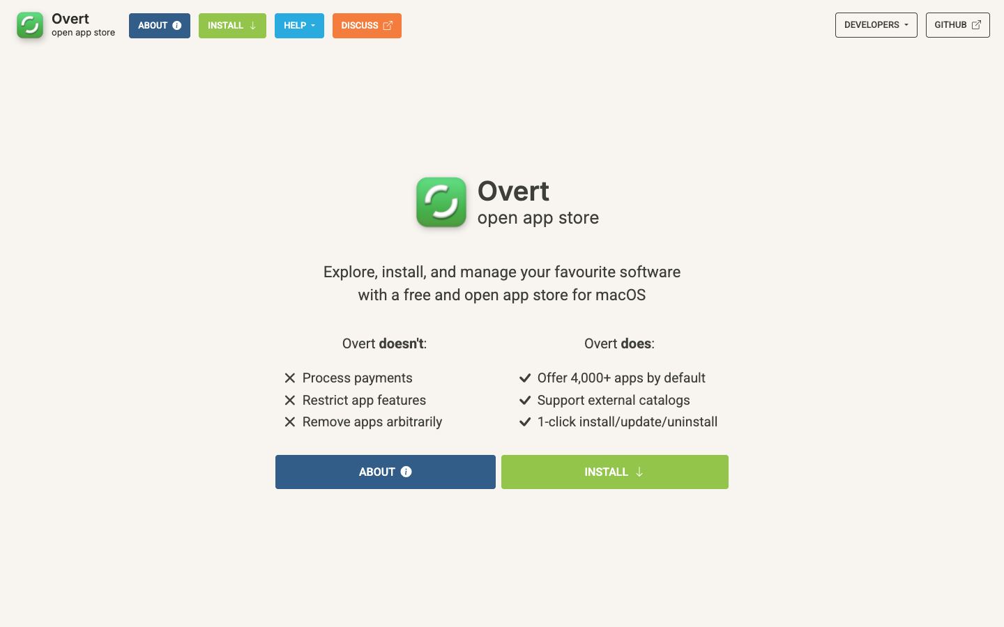Overt official website
