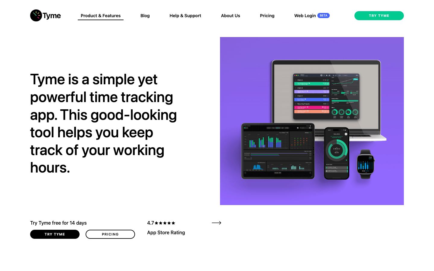 Tyme official website